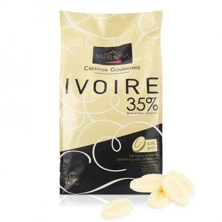 Valrhona Feves 35% Ivoire 3kg