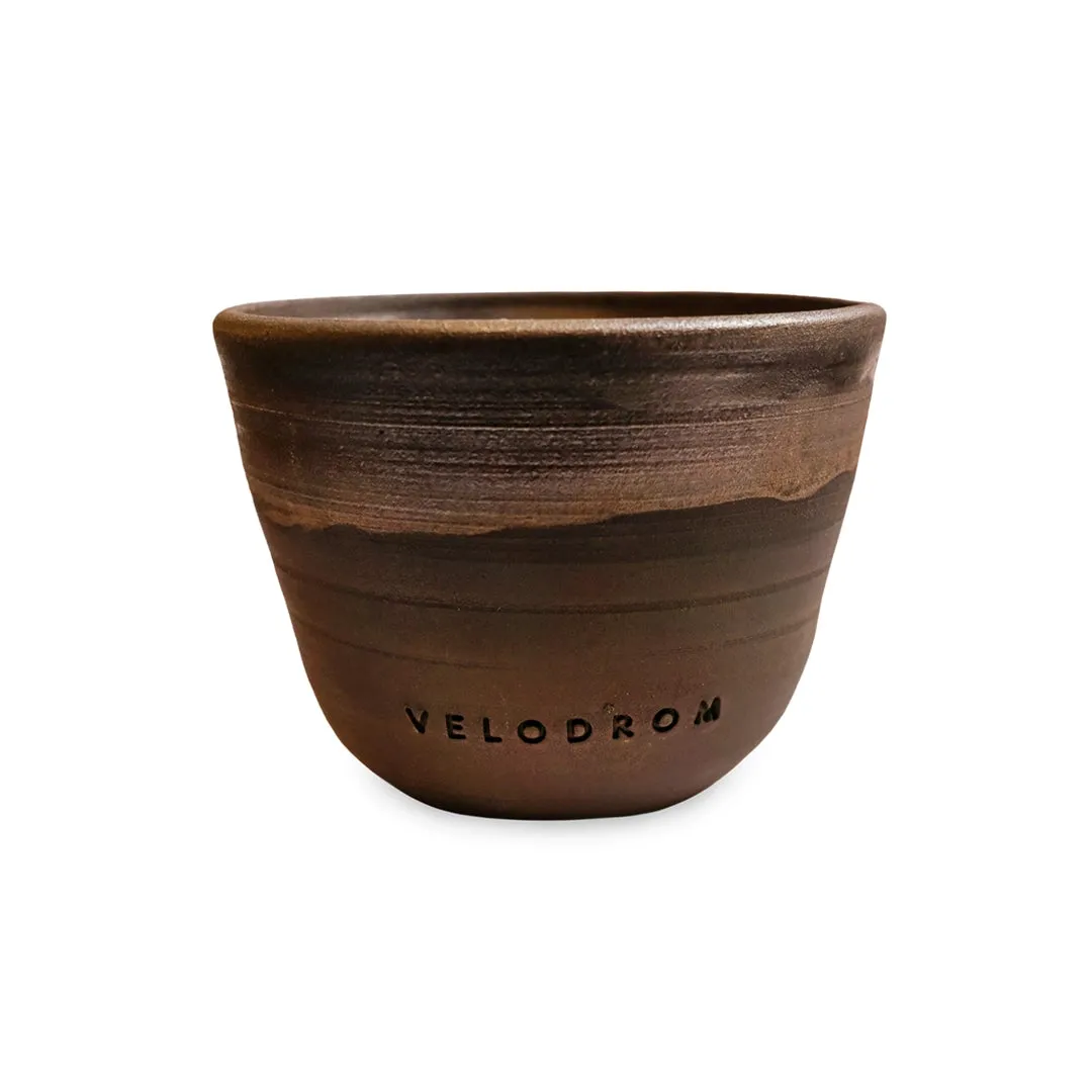 VELODROM Coffee Mug Handmade x Pell Ceramica - Dark Chocolate