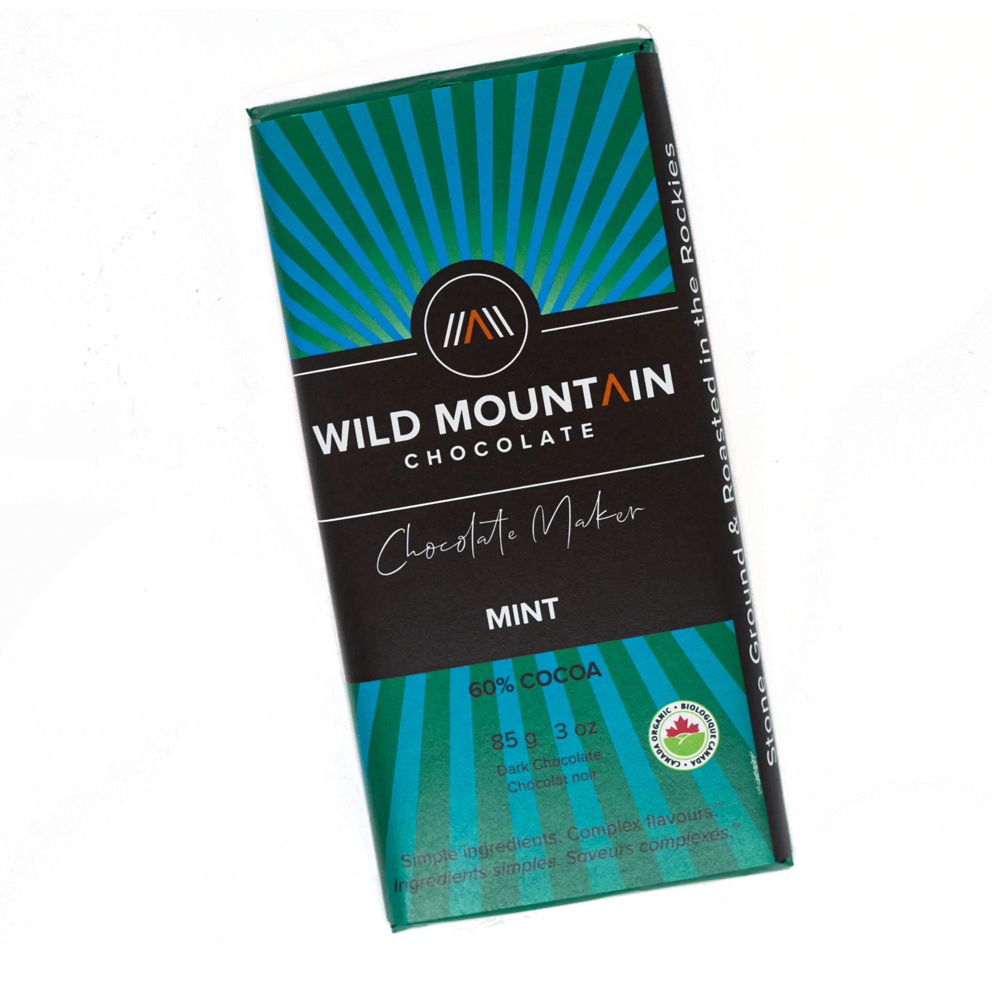 Wild Mountain Chocolate - 60% Cocoa Mint (85g)