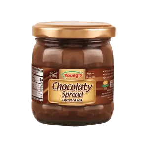 YOUNG`S CHOCOLATE SPREAD COCOA BASED 170GM