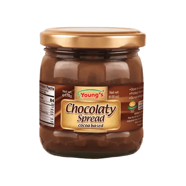 YOUNG`S CHOCOLATE SPREAD COCOA BASED 170GM